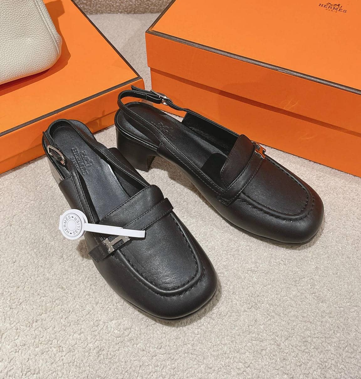 Hermès loafer slingback-1